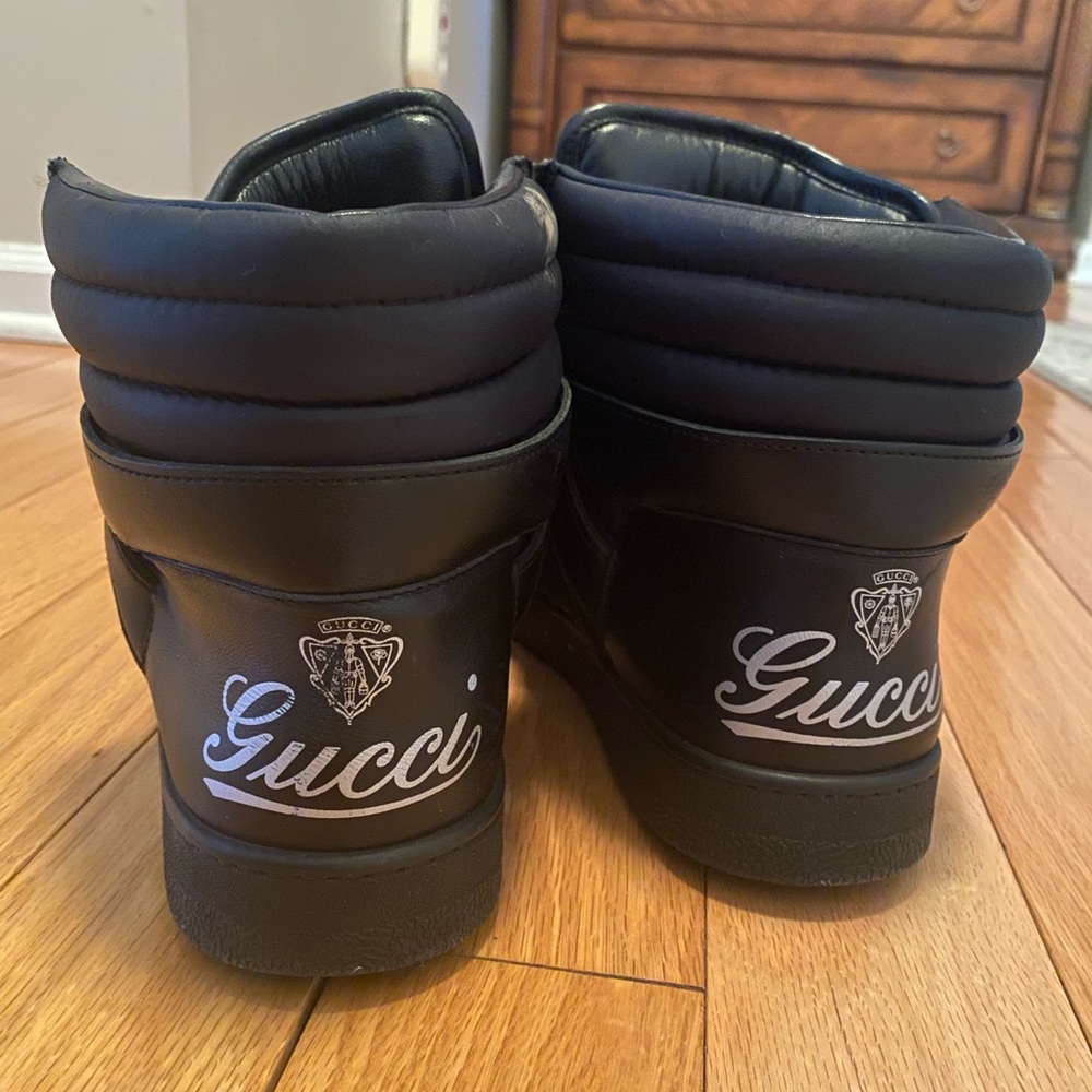 Men’s Gucci High Top Sneaker Black